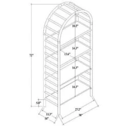 72" Holladay Curved Wooden Bookcase - Threshold™ Designed With Studio McGee 23 72" Holladay Curved Wooden Bookcase - Threshold™ Designed With Studio McGee -Furni Style Shop GUEST 02d306c2 b728 424b 85ec e8a3f4144d26
