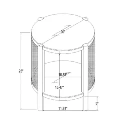 Portola Hills Woven Accent Table - Threshold™ Designed With Studio McGee 20 Portola Hills Woven Accent Table - Threshold™ Designed With Studio McGee -Furni Style Shop GUEST 0561165f 7bd8 4818 b2e8 f2a443a2b510