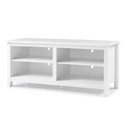 Transitional 4 Cubby Wood Open Storage TV Stand For TVs Up To 65"- Saracina Home 34 Transitional 4 Cubby Wood Open Storage TV Stand For TVs Up To 65"- Saracina Home -Furni Style Shop GUEST 09d6532b 6b78 4d5b b243 91ca1fb63961