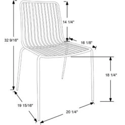 Set Of 2 Sodra Rounded Seat Wire Dining Chair Black - Threshold™ -Furni Style Shop GUEST 0f828125 acf9 421a 891b 2b59dd6df491