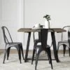 Brimfield Metal Base Extendable Dining Table Brown - Threshold™ 1 Brimfield Metal Base Extendable Dining Table Brown - Threshold™ -Furni Style Shop GUEST 0fb600a1 708d 463c a243 bd3611025338