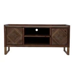 Glacerad Reclaimed Wood Media Console For TVs Upto 50" Brown - Aiden Lane -Furni Style Shop GUEST 10577ca1 eece 4bb1 a643 602f18865675
