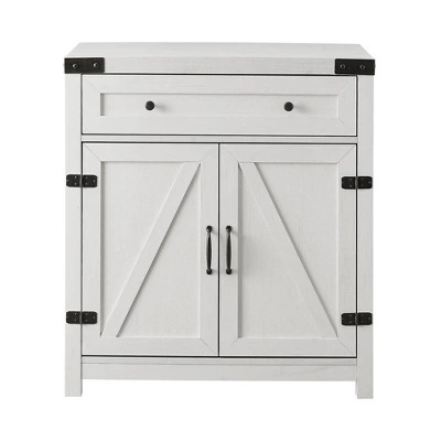 Clarabelle Rustic Farmhouse Barn Door Accent Cabinet - Saracina Home 5 Clarabelle Rustic Farmhouse Barn Door Accent Cabinet - Saracina Home - Image 3