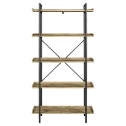 68" 5 Tray Shelf Urban Pipe X Back Bookshelf - Saracina Home 14 68" 5 Tray Shelf Urban Pipe X Back Bookshelf - Saracina Home -Furni Style Shop GUEST 18cd1433 31a3 4be1 8f59 f88c9c732217