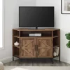 Atticus Modern Farmhouse 2 Door Corner TV Stand For TVs Up To 55" Rustic Oak - Saracina Home 2 Atticus Modern Farmhouse 2 Door Corner TV Stand For TVs Up To 55" Rustic Oak - Saracina Home -Furni Style Shop GUEST 1ed4764f 782b 4a4b 8b55 c55c056b5341