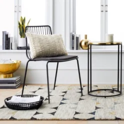 Set Of 2 Sodra Rounded Seat Wire Dining Chair Black - Threshold™ -Furni Style Shop GUEST 1f0c0031 cd11 4dd2 b4b3 61162d0e2dff