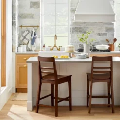 2pk Wood Ladder Back Counter Stool - Hearth & Hand⢠With Magnolia