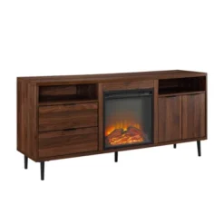 Ronan Modern Storage With Electric Fireplace TV Stand For TVs Up To 65" - Saracina Home -Furni Style Shop GUEST 229092b1 976f 4913 8304 23d0e5f7b5c4
