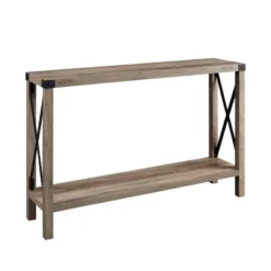 Sophie Rustic Industrial X Frame Entry Table - Saracina Home -Furni Style Shop GUEST 2292a929 879a 40c9 b1e6 a320c41470f7
