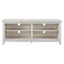 Transitional 4 Cubby Wood Open Storage TV Stand For TVs Up To 65"- Saracina Home 35 Transitional 4 Cubby Wood Open Storage TV Stand For TVs Up To 65"- Saracina Home -Furni Style Shop GUEST 24466956 6615 4776 b764 ae574623eaff