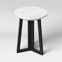 Altavista Round Marble End Table White - Threshold™ 7 Altavista Round Marble End Table White - Threshold™ -Furni Style Shop GUEST 2758c8eb 8d8e 4972 8d46 eafeb11b9283