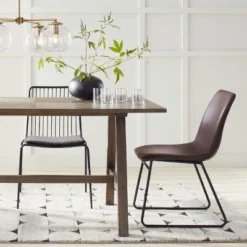 Bowden Faux Leather Dining Chairs - Threshold™ -Furni Style Shop GUEST 282deedc 06c1 4d46 b2fb 2fd8f54c5245