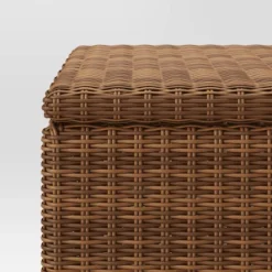 Brookfield Patio End Table With Storage - Brown - Threshold™ -Furni Style Shop GUEST 28817774 0b8a 4bfc a42a 5b7ee0f6e0d1