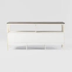 Farmhouse 3 Drawer Wood TV Stand For TVs Up To 65" - Saracina Home 33 Farmhouse 3 Drawer Wood TV Stand For TVs Up To 65" - Saracina Home -Furni Style Shop GUEST 28f76feb 3b1e 4490 93aa fbbe5dcd3f6f