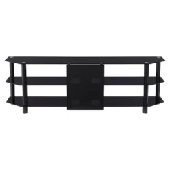 Travers Open Shelves TV Stand For TVs Up To 82" Black - CorLiving 17 Travers Open Shelves TV Stand For TVs Up To 82" Black - CorLiving -Furni Style Shop GUEST 2c86afcd 5fff 406c 8591 f830049a908a