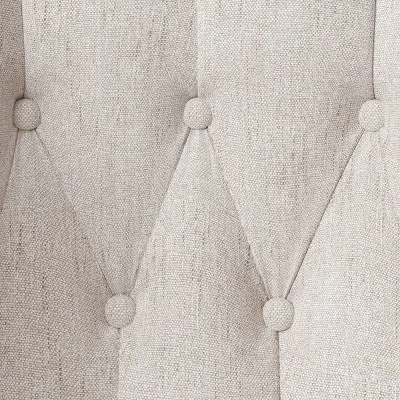 Winfall Tufted Barrel Counter Height Barstool Linen - Threshold™ 6 Winfall Tufted Barrel Counter Height Barstool Linen - Threshold™ - Image 4