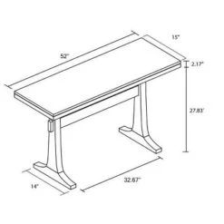 Pedestal Wood Console Table - Natural - Hearth & Hand™ With Magnolia 13 Pedestal Wood Console Table - Natural - Hearth & Hand™ With Magnolia -Furni Style Shop GUEST 31a54363 58b5 41eb a744 699d14d31368