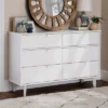 Mid-Century Modern Groove Wood 6 Drawer Dresser - Saracina Home 2 Mid-Century Modern Groove Wood 6 Drawer Dresser - Saracina Home -Furni Style Shop GUEST 33d3dfa0 9d51 4006 9c57 eac76d57abaf