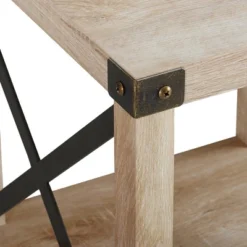 Set Of 2 Sophie Rustic Farmhouse X Frame Side Tables - Saracina Home -Furni Style Shop GUEST 384841a6 6457 4b3c 8b28 0bfc3c51f790