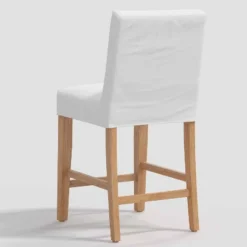 Nazanin Slipcover Counter Height Barstool Twill White - Threshold™ -Furni Style Shop GUEST 39492191 5298 4370 b788 c7150e0059c3