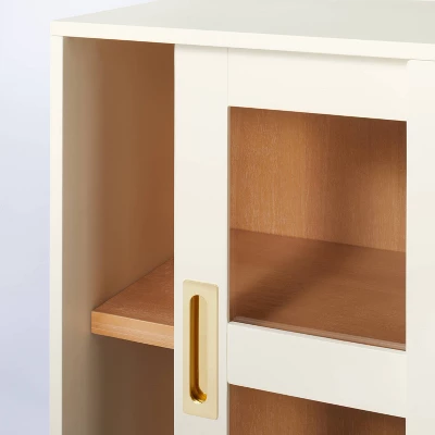 32" Promontory Sliding Glass 2 Door Cabinet - Threshold™ Designed With Studio McGee 10 32" Promontory Sliding Glass 2 Door Cabinet - Threshold™ Designed With Studio McGee - Image 8