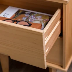 Mid-Century Modern Wood Nightstand - Saracina Home -Furni Style Shop GUEST 3ea28490 7685 4c60 a1be 889c69b2af02