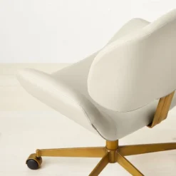 Mahonia Faux Leather Office Chair Cream/Aged Brass - Opalhouse™ Designed With Jungalow™ 11 Mahonia Faux Leather Office Chair Cream/Aged Brass - Opalhouse™ Designed With Jungalow™ -Furni Style Shop GUEST 3f7c3942 9986 4909 9772 5880d96ce1e9