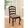 Set Of 2 Danburn Floral Accented Ladder Back Side Chair Dark Walnut - HOMES: Inside + Out 1 Set Of 2 Danburn Floral Accented Ladder Back Side Chair Dark Walnut - HOMES: Inside + Out -Furni Style Shop GUEST 4326f7da 162e 4bc2 9831 f287ee663794