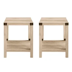 Set Of 2 Sophie Rustic Farmhouse X Frame Side Tables - Saracina Home -Furni Style Shop GUEST 44f79b6e 19f0 4b8d a95b e597d82b26b9