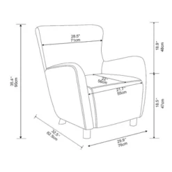 Kessler Wingback Faux Sherling Accent Chair Cream - Threshold™ Designed With Studio McGee -Furni Style Shop GUEST 4c51f9cd e87e 4874 8672 f098ed2266be