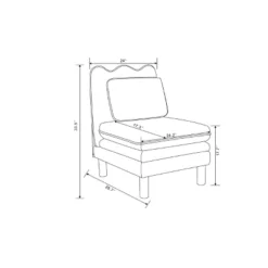 Bencia Slipper Chair Mustard - Opalhouse™ Designed With Jungalow™ -Furni Style Shop GUEST 4d80f964 dbda 460c 8ee2 654eb7314d72