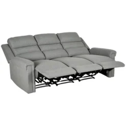 HOMCOM Recliner Sofa Couch With Easy Pull Handles And Adjustable Footrest, 3 Seater Sofa Modern Couch, Gray 9 HOMCOM Recliner Sofa Couch With Easy Pull Handles And Adjustable Footrest, 3 Seater Sofa Modern Couch, Gray -Furni Style Shop GUEST 4e524981 c02c 4ca4 b112 cfc002a69fca