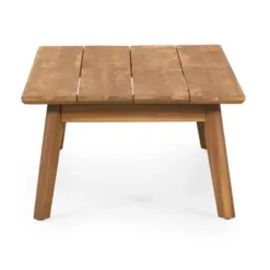 2pc Ellendale Outdoor Acacia Wood Loveseat & Coffee Table Teak/White - Christopher Knight Home -Furni Style Shop GUEST 527fc4b4 2c48 4434 96d6 54220c45be10