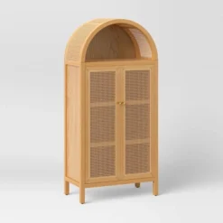 Woven Arched Wood Cabinet - Threshold™ -Furni Style Shop GUEST 55ee5cc0 3aff 4967 be03 2e31c724f280