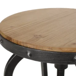 2pc Farmdale Industrial Firwood Adjustable Height Swivel Counter Height Barstools Antique Natural/Pewter - Christopher Knight Home -Furni Style Shop GUEST 561edad3 fe92 4095 8ef3 4d2416b1366a