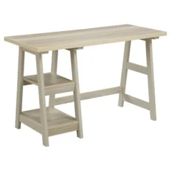 Designs2Go Trestle Desk With Shelves - Breighton Home -Furni Style Shop GUEST 56518931 3089 42a6 88ab f60331c97f7f