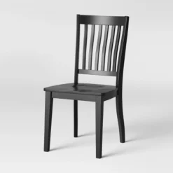 2pk Holden Slat Back Dining Chair Black - Threshold™ -Furni Style Shop GUEST 5c33c1cf e8f4 40f2 8880 34c871685475