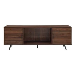 2 Door Mid-Century Modern Wood Storage TV Stand For TVs Up To 80" - Saracina Home 37 2 Door Mid-Century Modern Wood Storage TV Stand For TVs Up To 80" - Saracina Home -Furni Style Shop GUEST 5c5500e9 ceea 4ccd 98a6 a8f014d1cbc5