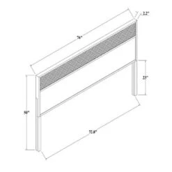 Wood & Cane Transitional Headboard - Hearth & Hand™ With Magnolia -Furni Style Shop GUEST 5d33534e d312 4fba a31c c59b7e6b6265