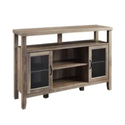 Rustic Transitional Double Door Highboy Buffet - Saracina Home -Furni Style Shop GUEST 5d895749 a009 4c12 a4de 272f335b6ae3