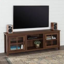 Tasi Glass Door Console TV Stand For TVs Up To 80" - Saracina Home 13 Tasi Glass Door Console TV Stand For TVs Up To 80" - Saracina Home -Furni Style Shop GUEST 5df2eb10 a430 4013 a951 9057a4d84029