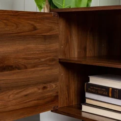 2 Door Mid-Century Modern Wood Storage TV Stand For TVs Up To 80" - Saracina Home 28 2 Door Mid-Century Modern Wood Storage TV Stand For TVs Up To 80" - Saracina Home -Furni Style Shop GUEST 5faba6fd cf5d 430a ac22 16488fc6a4a7