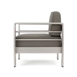 Cape Coral 5pc Aluminum And MGO Seating Set With Fire Table Khaki/Light Gray - Christopher Knight Home 21 Cape Coral 5pc Aluminum And MGO Seating Set With Fire Table Khaki/Light Gray - Christopher Knight Home -Furni Style Shop GUEST 62a2b742 d5e6 44a8 8753 4394d71e5ae2
