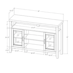 Rustic Transitional Double Door Highboy Buffet - Saracina Home -Furni Style Shop GUEST 62de4580 55ca 47d9 bff2 e5aa9db925da