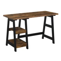 Designs2Go Trestle Desk With Shelves - Breighton Home -Furni Style Shop GUEST 63e3a54d 0d29 4709 87d7 2c9754419ab8