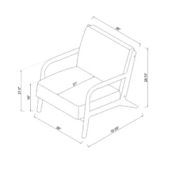 Esters Wood Armchair - Threshold™ 20 Esters Wood Armchair - Threshold™ -Furni Style Shop GUEST 671b808a 0f51 4b1b 8bb1 34be7d271a3c