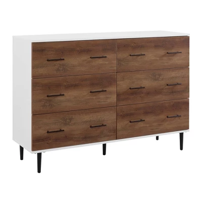 Higgins Modern Horizontal 6 Drawer Dresser - Saracina Home 19 Higgins Modern Horizontal 6 Drawer Dresser - Saracina Home - Image 17