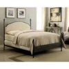 Geraldine Upholstered Headboard Poster Panel Bed Powder Coated Gun Metal - HOMES: Inside + Out -Furni Style Shop GUEST 68b63e82 d308 4da5 a092 5b7b86bff086