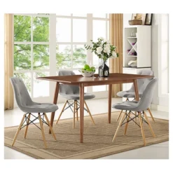 60" Mid-Century Rectangle Dining Table - Saracina Home -Furni Style Shop GUEST 6a2c23b7 f0b8 40ef 8c8f e2fb1eb80d96