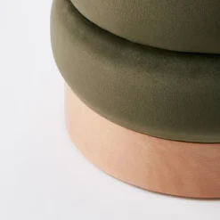 Clarkdale Channel Tufted Ottoman With Wood Base - Threshold™ Designed With Studio McGee -Furni Style Shop GUEST 6b0f47ba dc03 48cc 8a01 bbb99d46752f